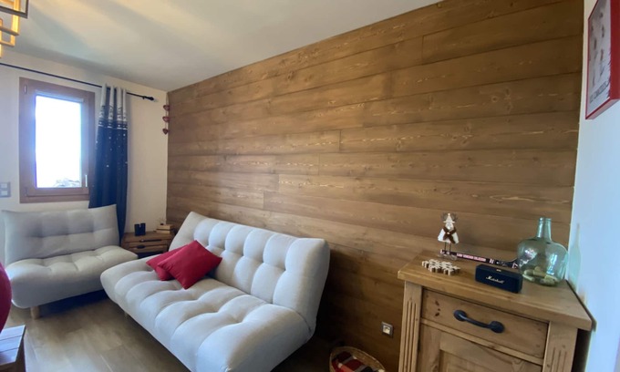 La Rosiere Apartamento | Magnificent new apartment for 4 people.100m from the slopes of La Rosière resort