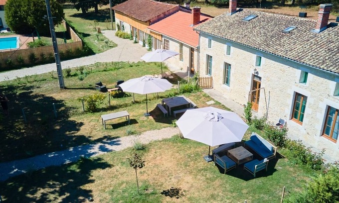 Naujac-Sur-Mer Casa | Maison Champêtre au Bord du lac & Proche Océan