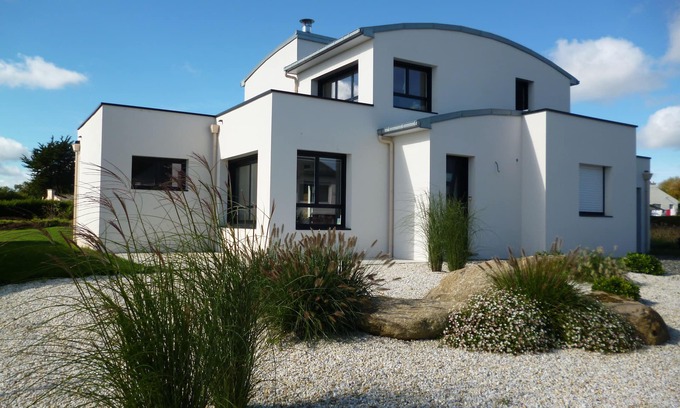 Plouezec Casa | Casa contemporánea con vista al mar, sauna de infrarrojos, playas a 2 minutos