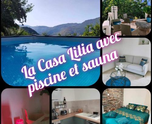 Campile Casa | Maison Corse avec piscine et sauna - La Casa Lilia
