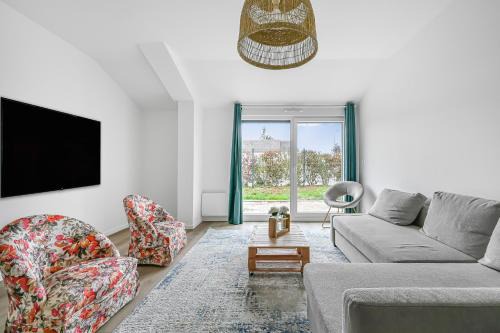 Evreux Apartamento | Maison Douceur Appart 2 chambres jardin parking Wifi proche centre Evreux