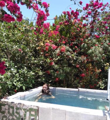 Parrita Casa | Maison du Bonheur costaricienne sur la plage avec bassin de rafraichissement