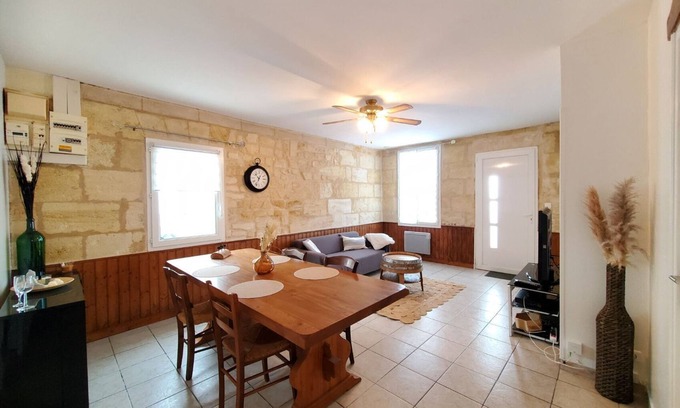 Margaux-Cantenac Casa | Maison en Pierre Lumineuse, Idéale Pour une Famille Près de Cantenac