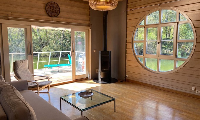 Vigneux-sur-Seine Alquiler De Eote | Maison Flottante en Pleine Nature à 35 mn de Paris