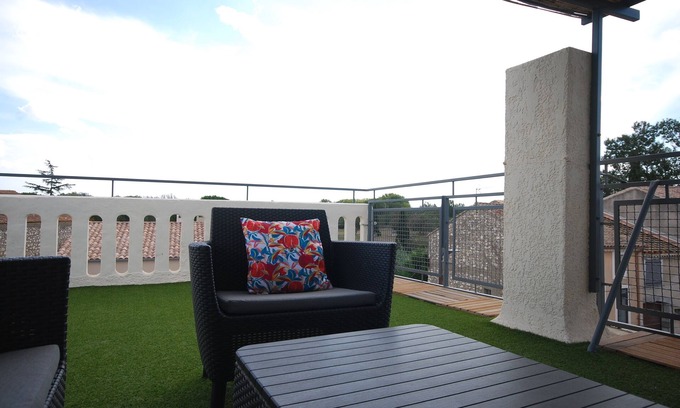 Cuxac-dʼAude Casa | Maison Le Montadou Avec Roof Top by Keskeyspass
