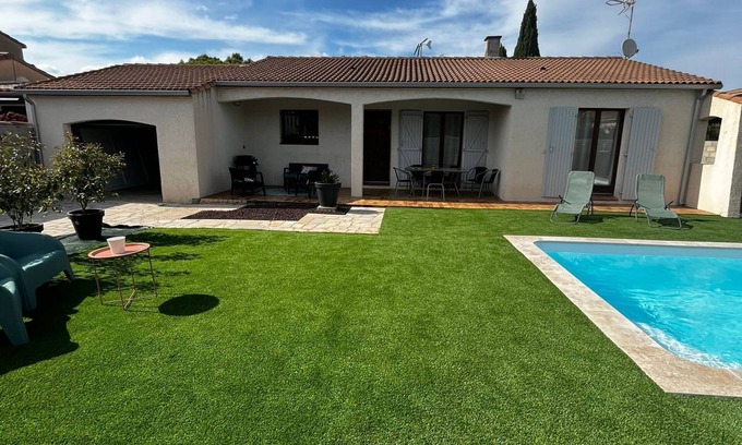 Bouillargues Casa | Maison Paisible à 8 Minutes de Nimes🙏
