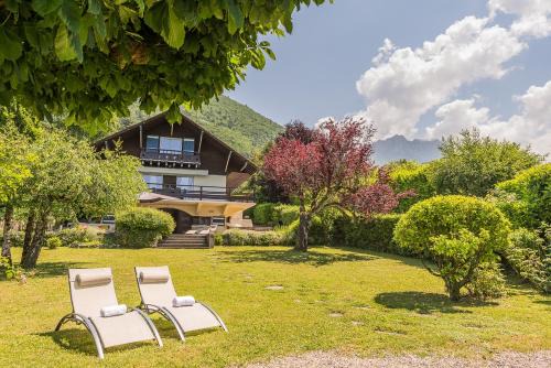 Veyrier-du-Lac Casa | Maison Ponton - Logement familial avec accès privatif au lac