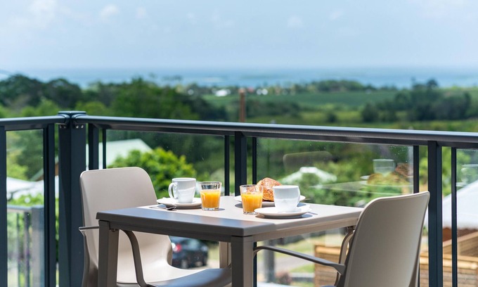 Sainte-Rose Villa | MAISON PURPLE CANE 4* - VISTA PANORÁMICA + PISCINA