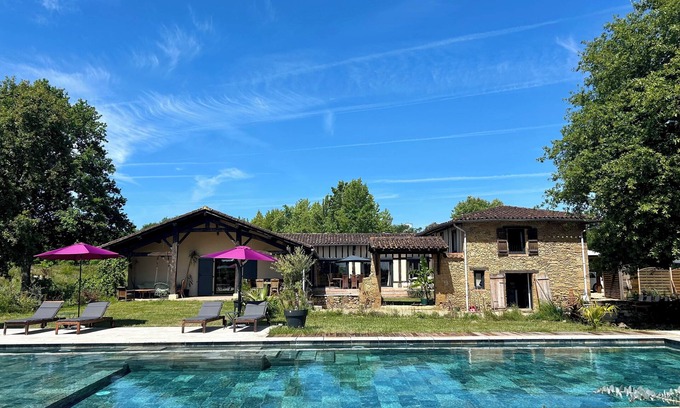 Arthez-d'Armagnac Casa | Maison Sympa , Grande Piscine , Aucuns vis à vis et la Fibre !