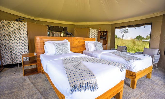 Ngorongoro Conservation Area Hotel | MALAIKA MIGRATION CAMP NDUTU
