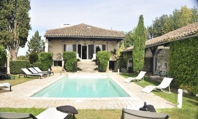 Saint-Antonin Noble Val Casa | Oferta especial Septiembre Hermosa casa del siglo 18, terraza piscina, jardín