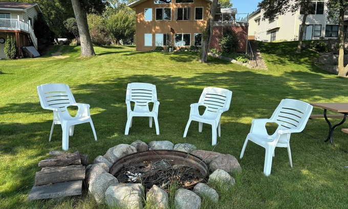 Maple Lake Casa | Maple Lake Retreat - Spacious lake home with private sand beach/swimming area