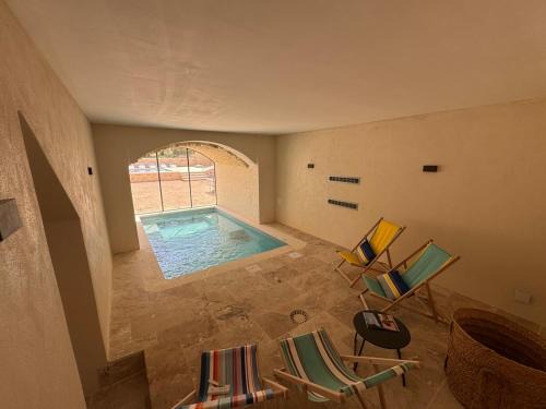 Saint-Andre-d'Olerargues Casa | Mas Blanquet piscine intérieure