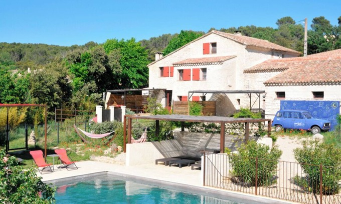 Entrechaux Otro | Mas Boho - Estilo ecléctico del siglo XVI con piscina y cerca de un río