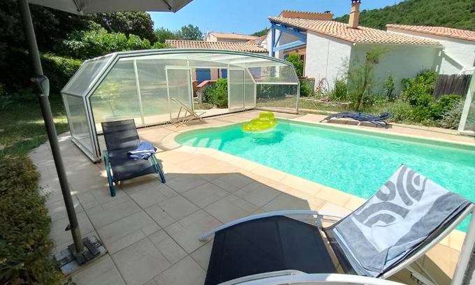 Camelas Casa | MAS VALLCROSA Chambre suite parentale avec jardin et piscine