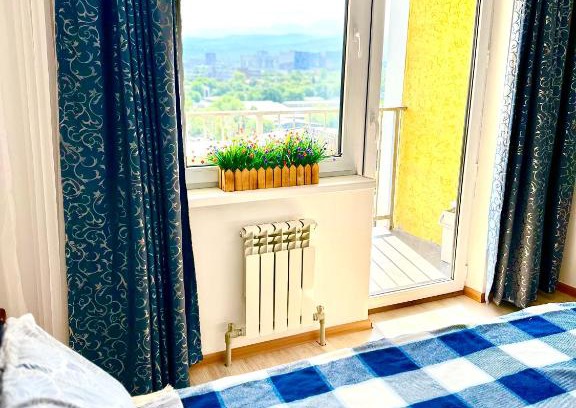 Almaty Apartamento | MEDINAHOTELKZ, # 70, вид на горы, до арбата 15 мин пешком, HALAL