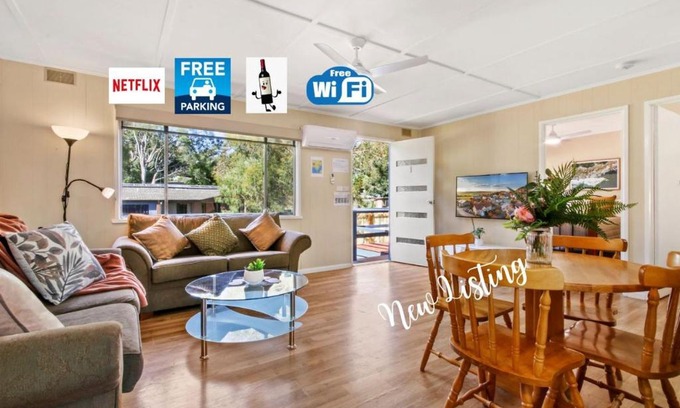 Metung Apartamento | Metung Akora 2Bdrm Apartment 1 - Pets & Boats welcome! Close to Town, Free Wifi & Netflix