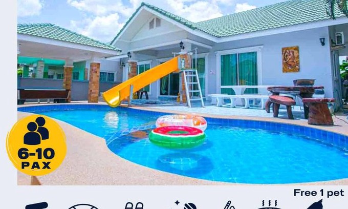 Hua Hin Villa | Miami Hua-Hin Private Pool Villa from beach 8km