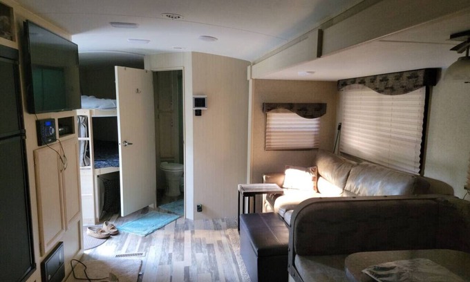 Hubert Casa | Minnie Winnie in the woods.