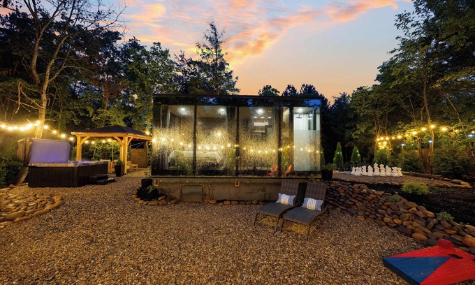 Caton Cabina | Mirror Cabin-Luxury-Hot Tub-FirePit-Secluded