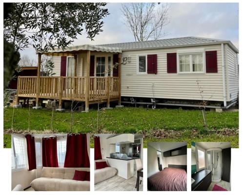 Semussac Chalet De Esquí | Mobil home climatisé Louisiana 4 pers