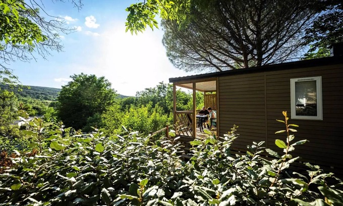 Goudargues Casa | Mobilheim 2 Schlafzimmer Loggia Bay Comfort 25m2 Klimaanlage 4 Personen