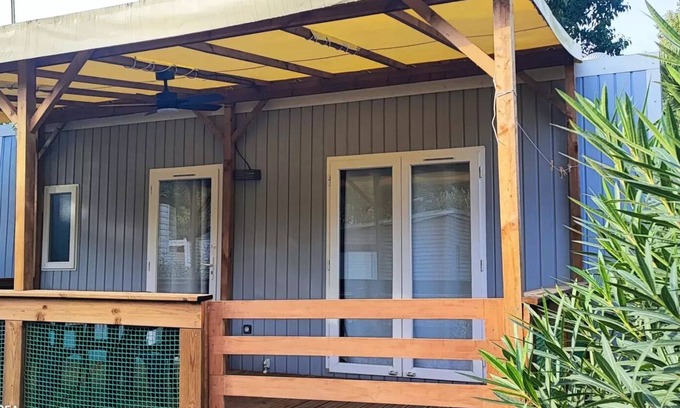 Saint-Cyprien Casa | Mobile home 2 bedrooms, tv, air conditioning, covered terrace 4 persons