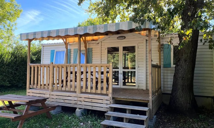 Angicourt Casa | Mobile home - 37m² - 3 bedrooms with terrace sleeps 6