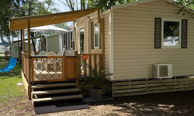 Boofzheim Casa | Mobile home 6 persons air-conditioned on Camping 3* Boofzheim 15 min Europa Park