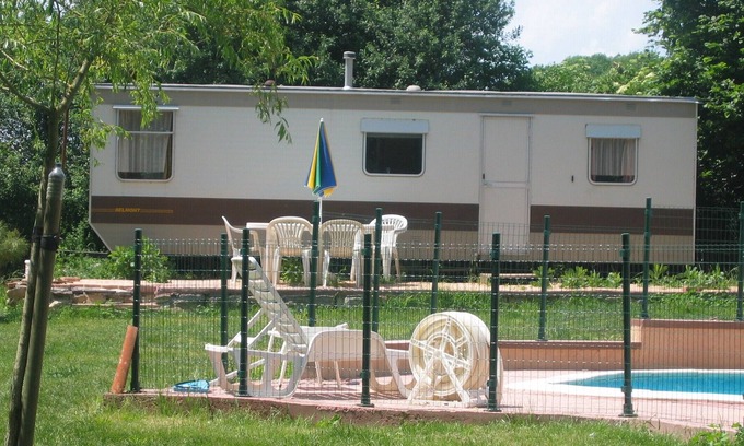 Fondamente Casa | Casa móvil en Camping La Mouline con piscina