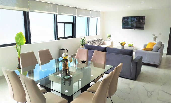 Puebla Apartamento | Amplio departamento en Cholula, Puebla. Ideal para familias o para trabajo.