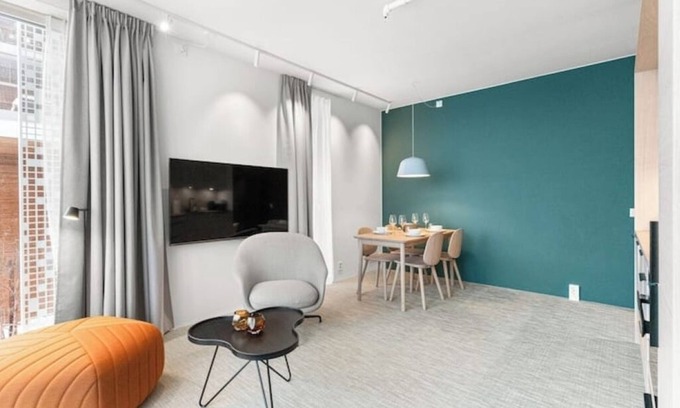 Lillestrom Apartamento | Modern 2-Bedroom Apartment with Balcony in the Heart of Lillestrøm