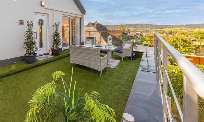 Helmsange Apartamento | Modern 3BR 2BA with AC, Terrace & Free Parking near Luxembourg City
