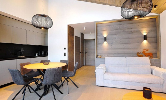 Le Praz Apartamento | Apartamento moderno cerca de las pistas en Courchevel