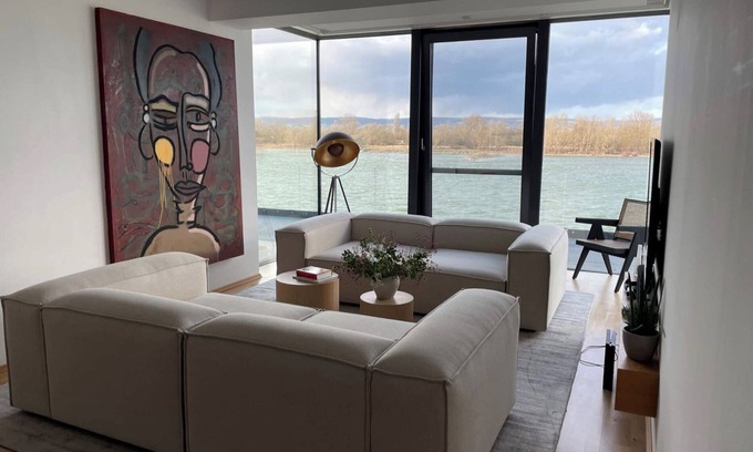 Urmitz Apartamento | Apartamento-De Lujo-Baño para personas con movilidad reducida-Vista al rio