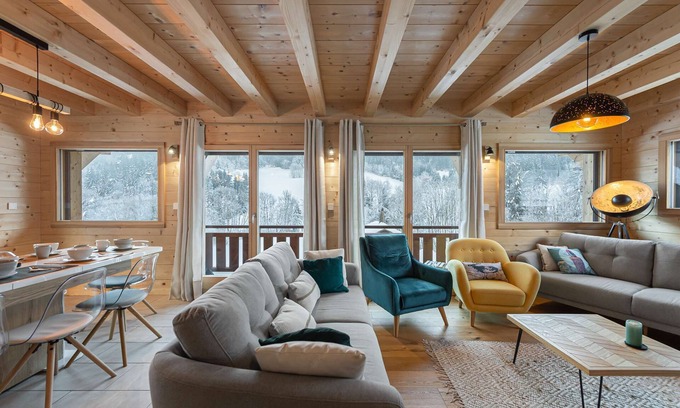 Abondance Chalet De Esquí | Moderno chalet para 10 personas en Abondance, cálido y discreto