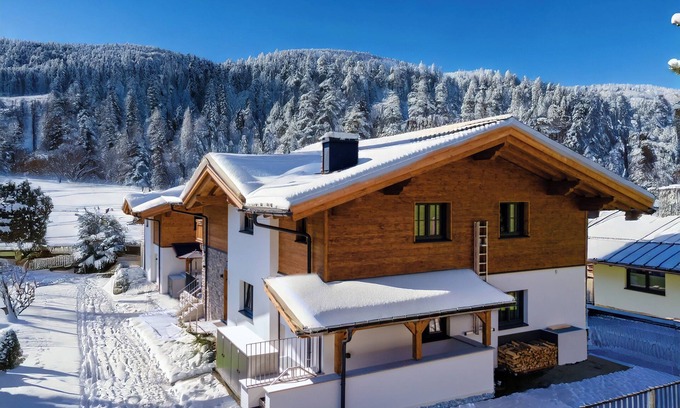 Wagrain Chalet De Esquí | Modern chalet with pine sauna by the ski lift
