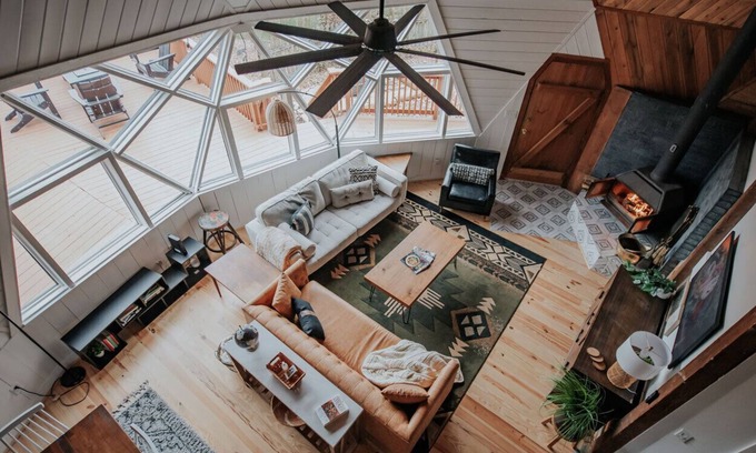 Tate Cabina | Modern Dome + Cottage w/ Views of Amicalola State Park!