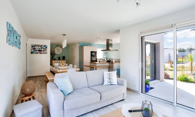 Erquy Chalet De Esquí | Casa moderna con jardín - 5min de la playa