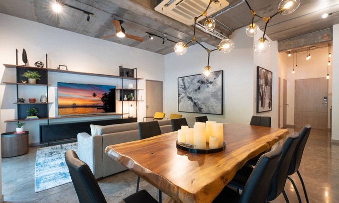 Barrio Santa Lucía Condominio | Modern Industrial Beach Condo, Sleeps 6