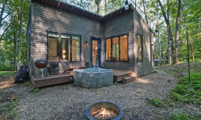 New Plymouth Cabina | Cabaña-Baño privado-XO Bungalow