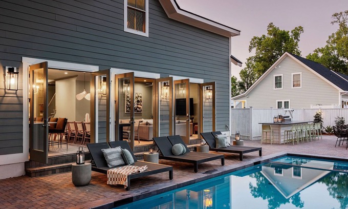 Thunderbolt Casa | Modern Savannah Home | Heated Pool