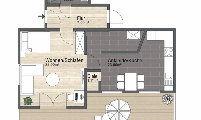 Wingertsberg Apartamento | Modern vacation apartment in the heart of the Spessart Nature Park with sauna and terrace