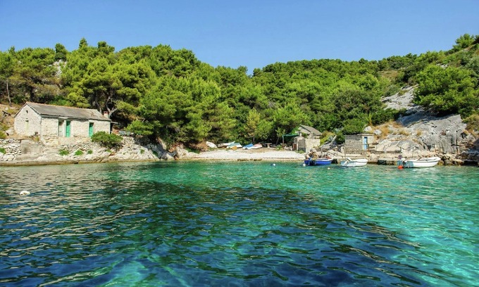 Cove Donja Krusica (Donje selo) Villa | Ideal villa Dálmata en Grohote