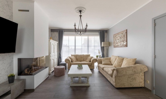 Westende Villa | Villa moderna con patio privado