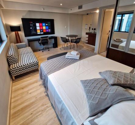 Indianopolis Apartamento | Moema Av Ibirapuera quarto moderno Hotel 4 estrelas