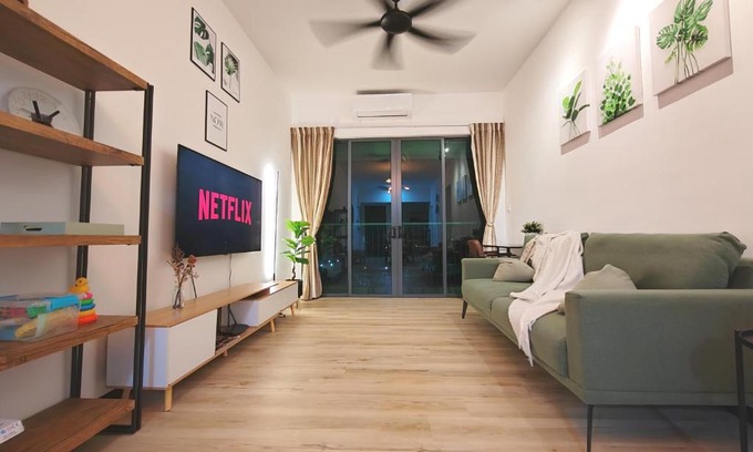 Central Seberang Perai Apartamento | Monstera Meritus Homestay - Penang Butterworth Prai 1-8PAX