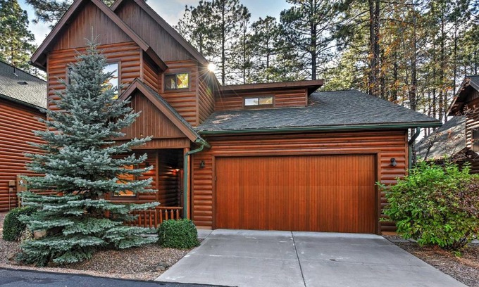 Pinetop Casa | Mountain Cabin Retreat with Game Room, Patio and Views