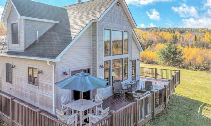 Greenwood Cabina | Mountain & Sunset Views. Maine Foliage Retreat