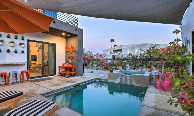 Chino Canyon Casa | ¡NUEVO! ¡Oasis moderno de Palm Springs con vistas a la montaña!